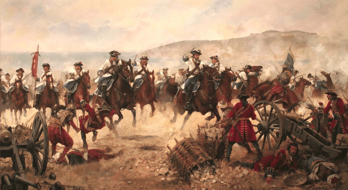 levantamiento-del-asedio-de-ceuta-1721--carga-del-regimiento-de-caballeria-del-principe.png