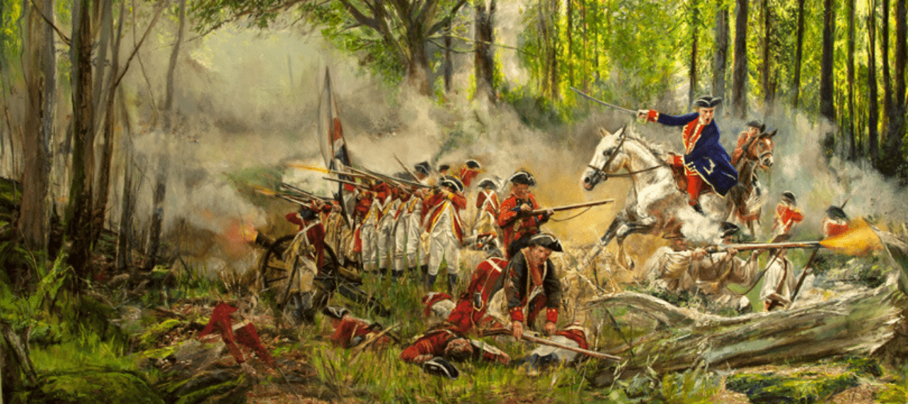batalla-de-monongahela-9-de-julio-de-1755--un-grupo-de-virginianos-bajo-el-capitan-waggoner-disparan-desde-un-arbol-caido.png